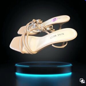 Nine West Women's Tan Strappy Sandals